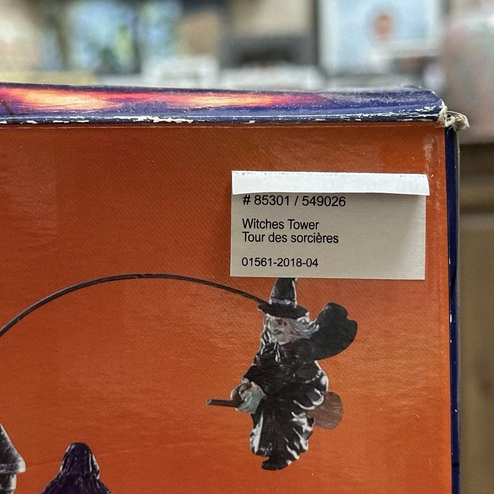 Lemax Spooky Town Witches Tower Michaels Exclusive 2018‎ w/ Box & Adapter